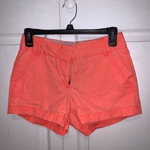 J. Crew Orange Shorts